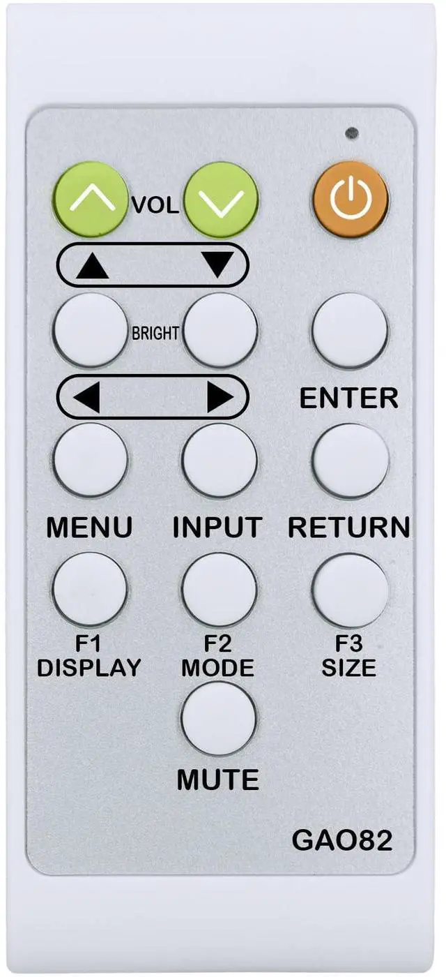 Alt view image 7 of 7 - Replacement Remote Control for Sharp Display LCD Monitor RRMCGB150WJSA RRMCG1003MPPZ
