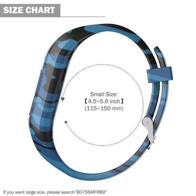 Alt view image 4 of 6 - Bands for Garmin Vivofit jr/jr 2/3, Adjustable Replacement Wristbands with Watch Buckle for Women Men(No Tracker)