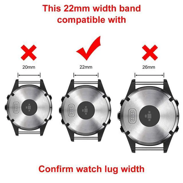 Alt view image 2 of 4 - Fenix 8/7/6/5 Plus Band, 22mm Ultra Easy Fit Nylon Straps Compatible for Garmin Fenix E/7/6 Pro/5/Epix (Gen 2)/Quatix 7/instinct 2 Bnads