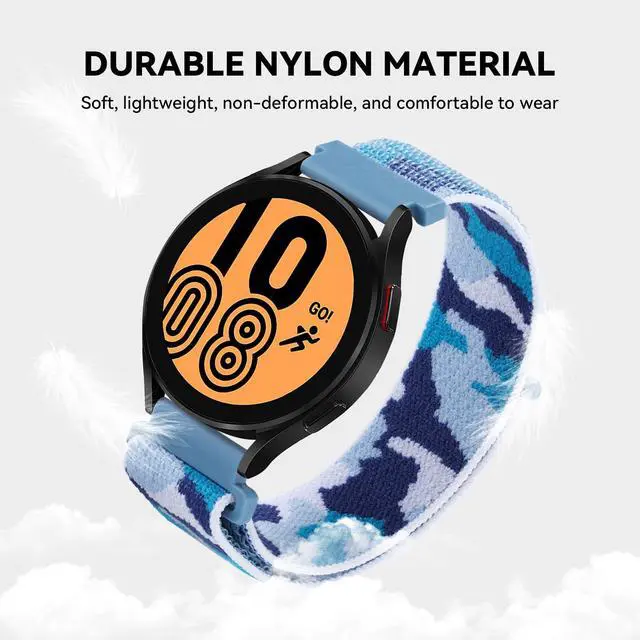Alt view image 4 of 7 - 5-Pack Nylon Band Compatible with Garmin Bounce 2 Bands, Soft Sport Strap Durable Replacement Camo Wristband for Bounce