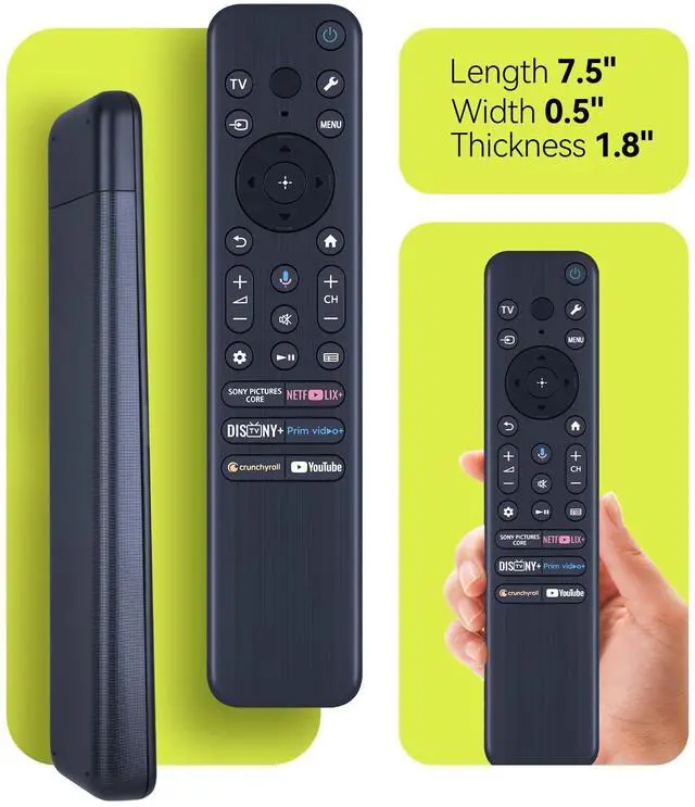 Alt view image 5 of 7 - MF-TX920U RMF-TX820U Remote Control for Sony BRAVIA 3 Smart TV | K-43S30 K-43XR70 K-50S30 K-50XR70 K-55S30 K-55XR70 K-65S30 K-65XR70 K-75S30 K-75XR70 K-85S30 K-85XR70