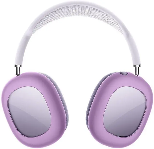 Main image of for AirPods Max Case Cover, TPU Anti-Scratch Ear Cups Cover for AirPods Max Headphones, Rugged Shockproof Accessories Protective Cover for Apple AirPods Max - Light Purple