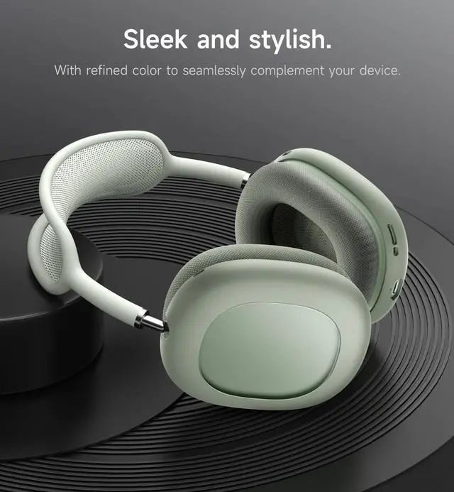 Alt view image 2 of 6 - for AirPods Max Case Cover, TPU Anti-Scratch Ear Cups Cover for Apple AirPods Max - Cyan