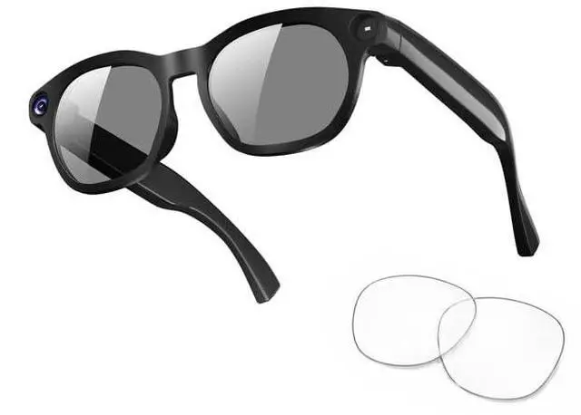 Main image of Smart Glasses with Camera & AI, 8MP Photo/Video Recording Glasses with Image Stabilization, Live Translation & Voice Control, Bluetooth Music, Type-C Charging, for Outdoor Cycling Travel Recording