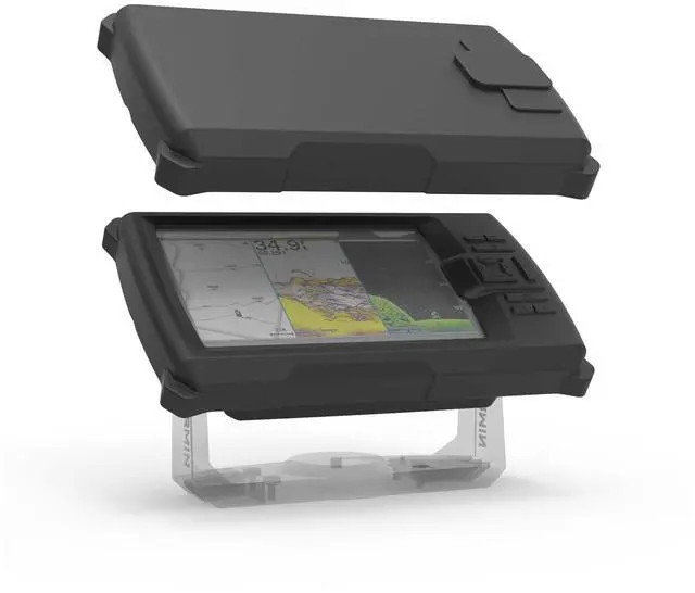 Main image of Fish Finder Protective Silicone Skin Cover Compatible with Garmin Striker Vivid 7cv and 7sv,Garmin Striker 7cv/7sv Sonar Transducer,Silicone Cover with Installation Case