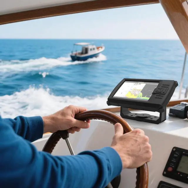 Alt view image 7 of 7 - Fish Finder Protective Silicone Skin Cover Compatible with Garmin Striker Vivid 7cv and 7sv,Garmin Striker 7cv/7sv Sonar Transducer,Silicone Cover with Installation Case