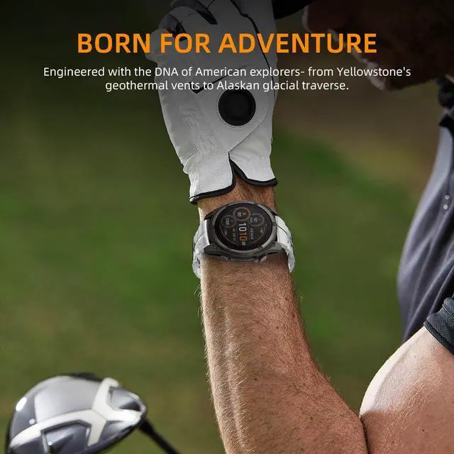 Alt view image 6 of 6 - 22mm Mecha Steel Bands Compatible for Garmin Fenix 8 47mm/7/6/5 Band,Quick Fit Rugged Utra Metal Strap with Folding Clasp for Fenix 5 Plus/Epix Gen 2/Forerunner 965/Epix Pro 47mm/45mm Instinct 3/2 Men