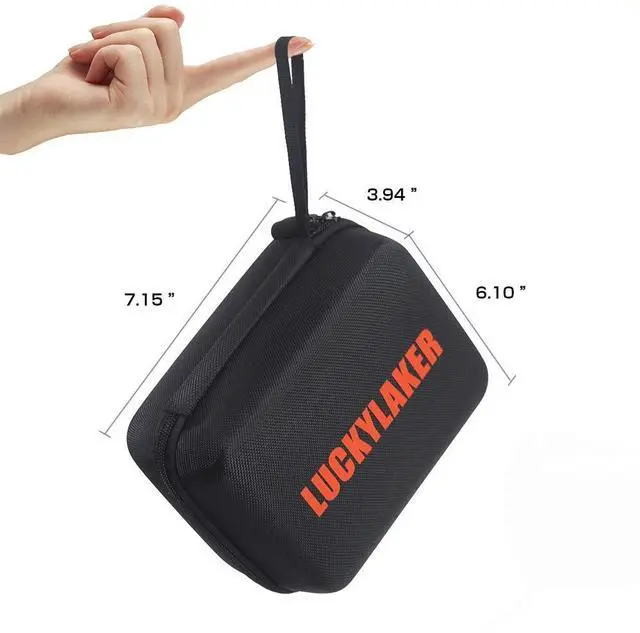 Alt view image 5 of 7 - Hard EVA Case for Lucky/ Portable Sonar Kayak Fish Finder Sonar Sensor Fish Finder Boat Depth Finder for Fishing