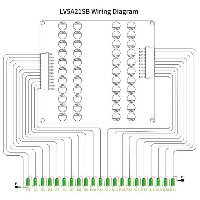 Alt view image 4 of 7 - 5.5A 5S to 21S 5S 6S 7S 8S 9S 10S 12S 14S 16S 17S 21S Smart Active Balancer Active Equalizer Balancer for li-ion NCM Lifepo4 LFP LTO Battery Energy Capacitor (17S-21S)