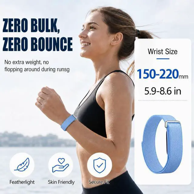 Alt view image 2 of 7 - Replacement Braided Band for Fitbit Air Performance Loop | Micro-Adjustable(150220 mm), Quick-Dry, Nylon, Hook & Loop, Featherlight, Aluminum Alloy Buckle, Airflow-Enhanced