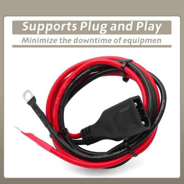 Alt view image 7 of 7 - 50A Extension Cable 8AWG Compatible with EcoFlow Delta 2/3 Series Portable Power Station, for PPS Expansion Adapter Cable, Built-in Independent Regulation, Bidirectional Fast Charge