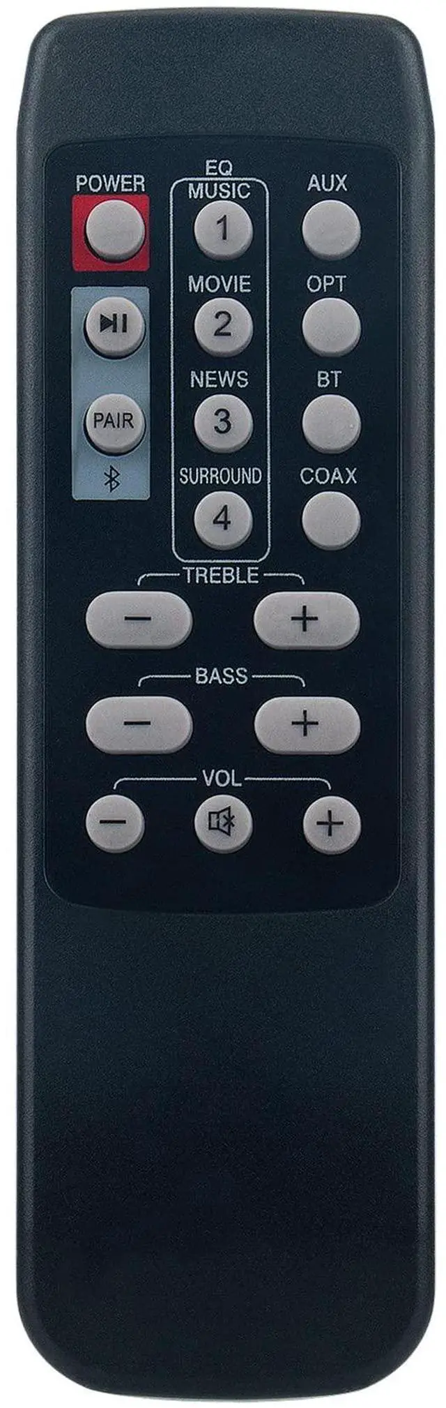 Main image of NK6 Replacement Remote Control Applicable for Nakamichi NK6 Sound Bar | Soundbar Speaker System