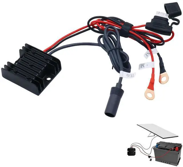 Main image of 12V/24V to 30V 3.5A Step Up Converter for Starlink Mini - Waterproof DC Power Supply with Copper O-Ring Terminals (Black)