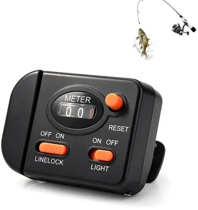 Main image of Fishing Line Counter, Handheld Fish Finders with Digital Display Transducer Depth Finders Portable Fishing Tool for Spooling Trolling Jigging