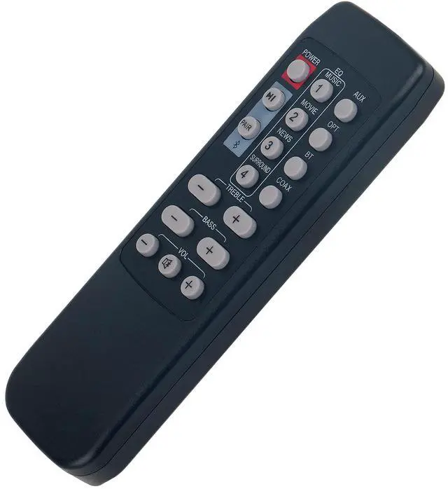 Alt view image 4 of 6 - NK6 Replacement Remote Control Applicable for Nakamichi NK6 Sound Bar | Soundbar Speaker System