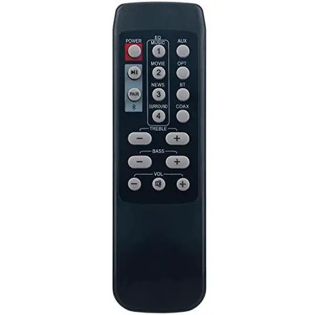 Alt view image 6 of 6 - NK6 Replacement Remote Control Applicable for Nakamichi NK6 Sound Bar | Soundbar Speaker System