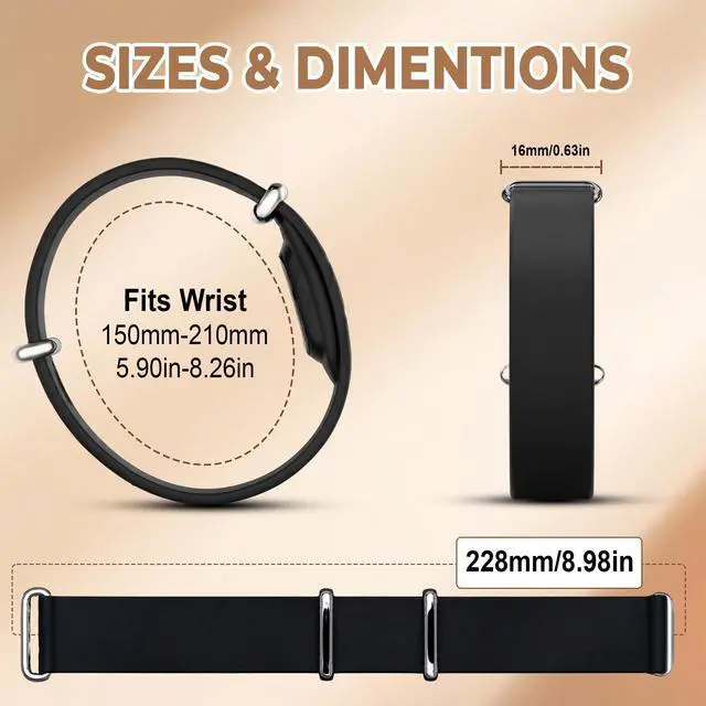 Alt view image 3 of 7 - Soft Silicone Band Compatible with Google Fitbit Air, Adjustable Rubber Sport Replacement Wristband, Comfortable Watch Strap for Men Women