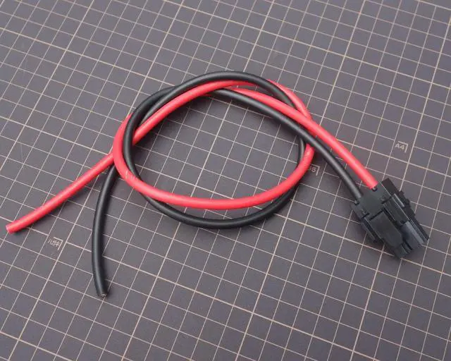 Alt view image 2 of 3 - 2-pin Battery Power Cable Compatible with Motorola MotoTRBO SLR5000 SLR5700 | also Compatible with SLR8000 XPR 8400 8300 8380 SLR XPR etc 50W - 100W Mobile Radio