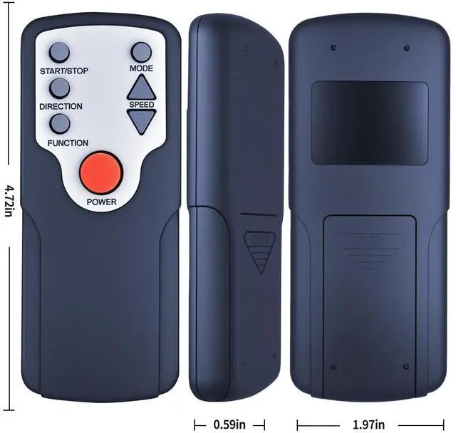 Alt view image 7 of 7 - New Replacement Elliptical Machine Remote Control for CURSOR Fitness, DOMNIU, GEONEO, HJDFGSS, Medilax, Morelax, Putnen, Roylvan, VIVURN, Yagud Under Desk Elliptical Cross Trainer MF-H-01 D802 C5 S200