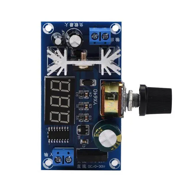 Alt view image 6 of 7 - Ac Dc Voltage Regulator Adjustable, LM317 2A Digital Display Adjustable Voltage Regulator for Converting Tension You Need, DC 3-30V AC 3-20V to DC 1.25V-28V Output Voltage