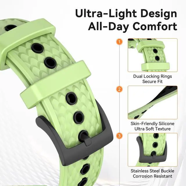 Alt view image 4 of 7 - Compatible with Garmin Forerunner 245/Forerunner 645 Watch Band