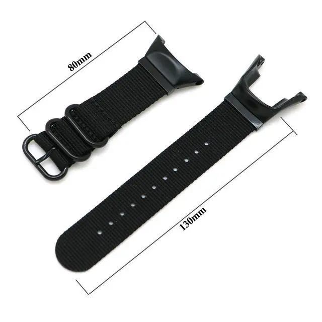 Alt view image 3 of 5 - Nylon Watch Band Strap Compatible with Suunto Ambit3 Peak/Sport/Run