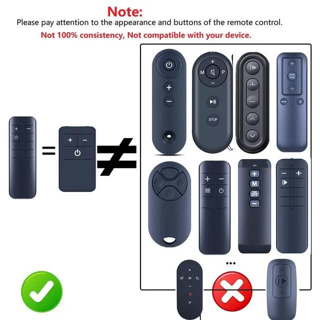 Alt view image 4 of 7 - New Walkingpad Replacement Remote Control Only fit for AIRHOT P2-D-WH TT200 P2-C P2D TT-200J, UREVO UR9TM0011 URTM025 Spacewalk E2 Under Desk Treadmill