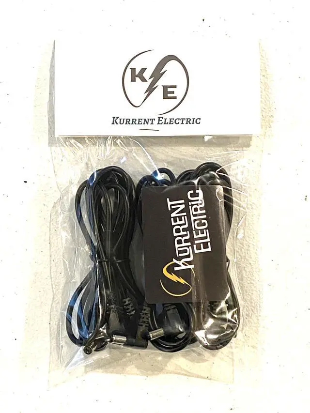 Alt view image 7 of 7 - (5) Pack 3 Foot Right Angle DC Power 5.5mm x 2.1mm Patch Cables Wire Male to Male