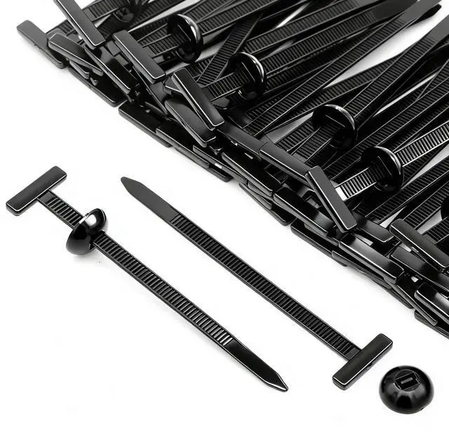 Main image of Nylon Cable Tie Buckle for Car Fender | Trunk Bumper UV Resistant Plastic Rivet Fasteners for Cable Tie Buckle