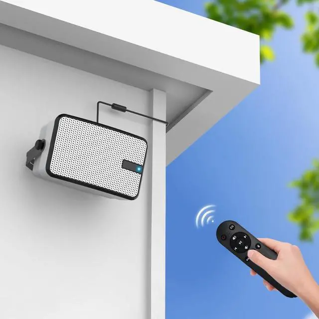 Alt view image 2 of 4 - Remote Control for MZ-658 / MZ-621 / MZ-632 Wall-Mounted Bluetooth Speakers, One-Button Mute, Power On/Off, Volume & Bluetooth Control