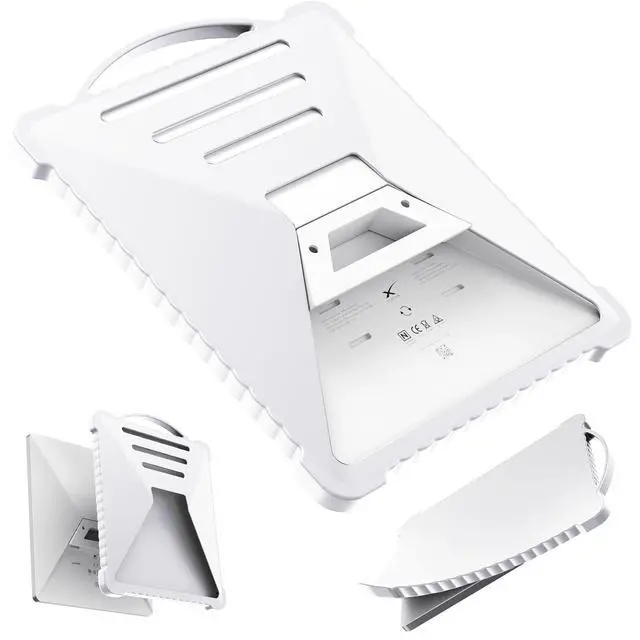 Main image of Starlink Mini Cover Protective Case, Portable Shockproof Starlink Mini Accessories Silicone Protection Satellite Dish Gift Gear. White