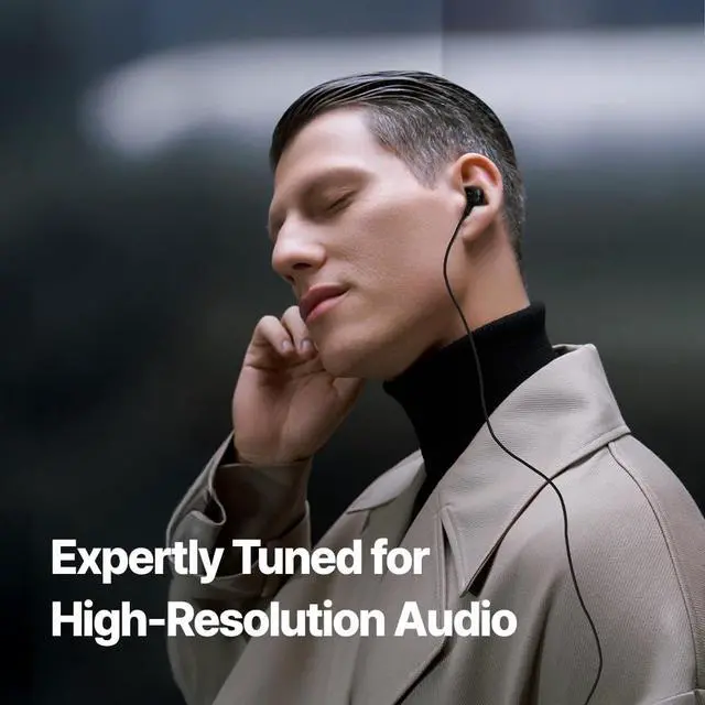 Alt view image 3 of 7 - Trinity USB-C Wired Earphones with DAC & Mic for iPhone & Android