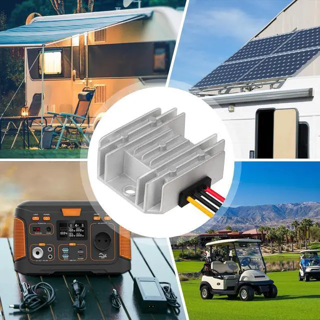 Alt view image 7 of 7 - 8V-40V to 12V Buck Boost Converter 3A 36W for Vehicles | 12V voltage regulator stabilizes fluctuating 8V-40V input for pumps, lights, cameras, and other low-power 12V devices