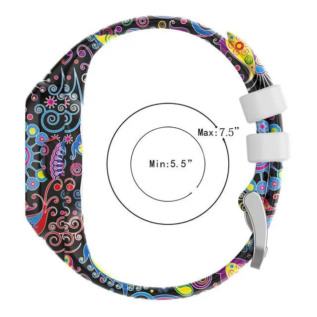 Alt view image 5 of 6 - Compatible For Garmin vivofit jr. 3 Replacement Band, Replacement Silicone Wrist Strap Band For Garmin vivofit jr. 3, Soft And Durable(Silicone Gray)