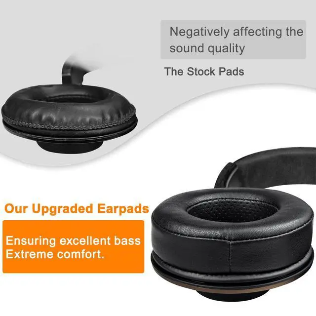 Alt view image 6 of 6 - Lambskin Earpads for AKG K52/K92/K240/K550 - Black | for AKG Pro Audio K52/K72/K92/M220/K240/K241/K242/K271/K272/K340/K550/K550 MKII/K550 MKIII/K551/K553/K553 MKII/K553 Pro