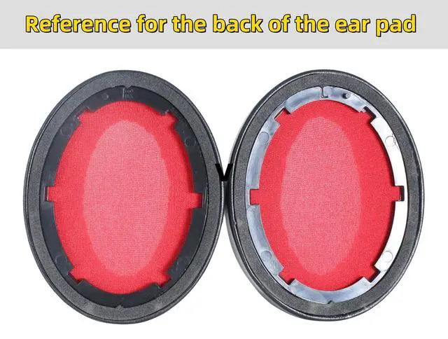 Alt view image 4 of 6 - Replacement Ear Pads for 1MORE SonoFlow/SonoFlow SE Headphones - Black | SonoFlow Pro Ear Cushions with Protein Leather, Memory Foam for Enhanced Comfort, Noise Isolation Ear Pad Cover, Perfect Fit