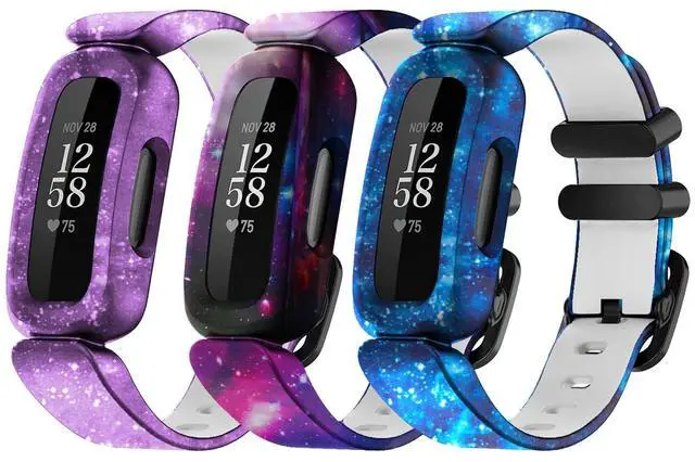 Main image of compatible with Fitbit Ace 3 Band replacement straps for Kids Girls boys,Skin-Friendly Sport Strap Breathable Silicone Bands