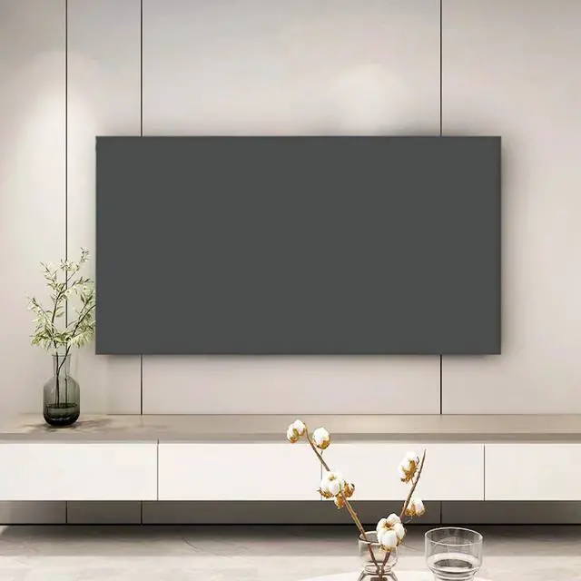 Main image of TV Cover TV Display Protector for LCD LED Dust Cover for Desktop TV Hanging TV Dust-Proof Colorful TV Screen Protectors (Gray, 55-65inch)