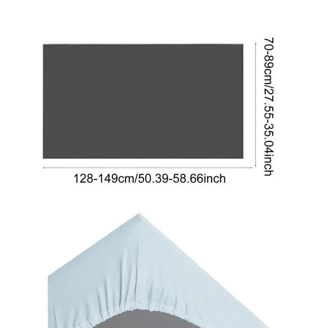 Alt view image 3 of 6 - TV Cover TV Display Protector for LCD LED Dust Cover for Desktop TV Hanging TV Dust-Proof Colorful TV Screen Protectors (Gray, 55-65inch)