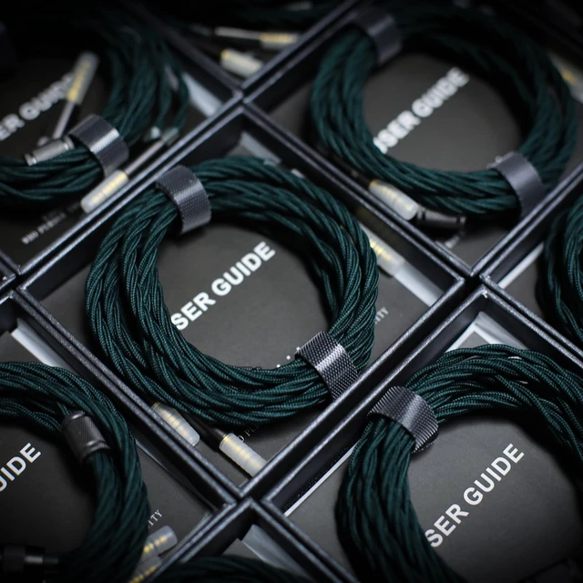 Alt view image 6 of 7 - 4.4mm Headphone Cable High Purity Copper Plated with Gold Foil Replacement Cable Compatible with Hifiman Sundara,Ananda,Arya,He400se,1.5m,Dual 3.5mm to 4.4mm