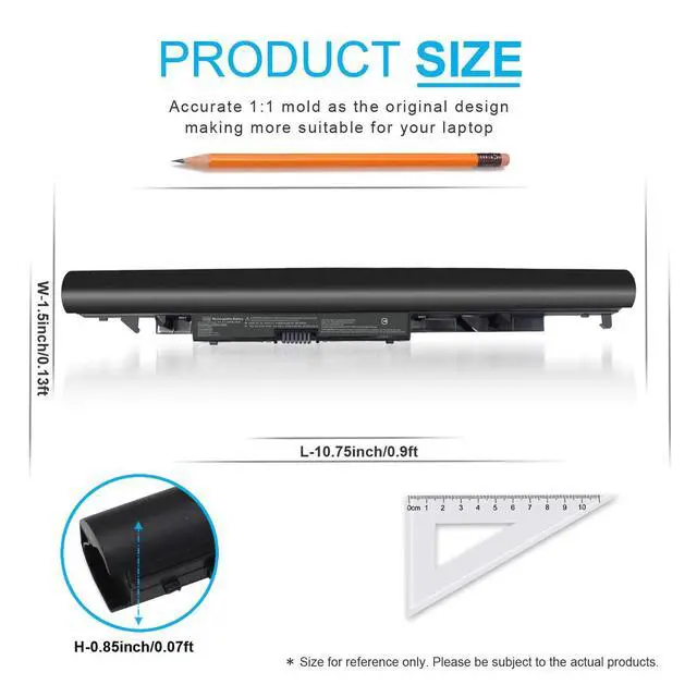 Alt view image 3 of 7 - JC04 JC03 919700-850 919681-421 Battery for HP 15-bs 17-bs 15-bw 15-bs0xx 17-bs0xx 15-bs1xx 15-bs015dx 15-bs013dx 15-bs192od 17-bs011dx 17z-ak000 Series 919701-850 HSTNN-LB7V HSTNN-LB7W HSTNN-DB8E