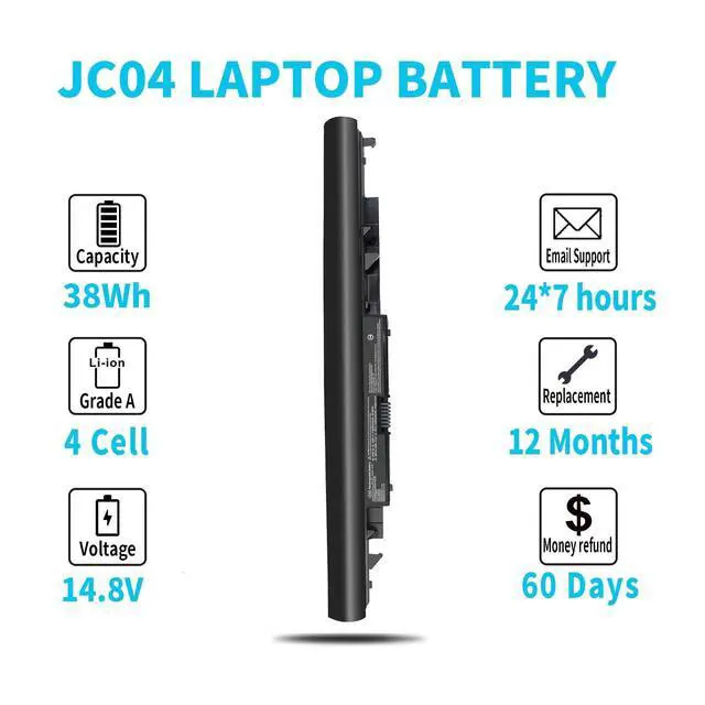 Alt view image 5 of 7 - JC04 JC03 919700-850 919681-421 Battery for HP 15-bs 17-bs 15-bw 15-bs0xx 17-bs0xx 15-bs1xx 15-bs015dx 15-bs013dx 15-bs192od 17-bs011dx 17z-ak000 Series 919701-850 HSTNN-LB7V HSTNN-LB7W HSTNN-DB8E