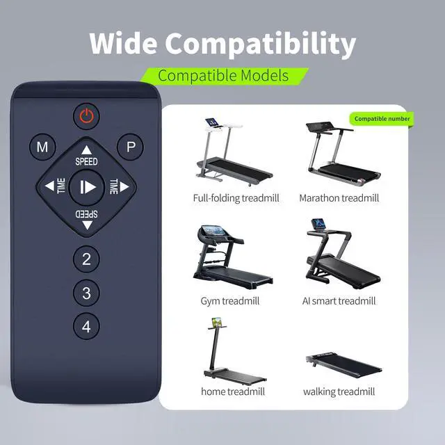 Alt view image 2 of 7 - Remote forTOPUTURE/Acezoe/AdvanceUp TP3/TD03-ET-165/S30-XD Treadmill | Easy pairing,Responsive control,for OLYMSOLD Riksion Orealla S20-XD & S20 P20