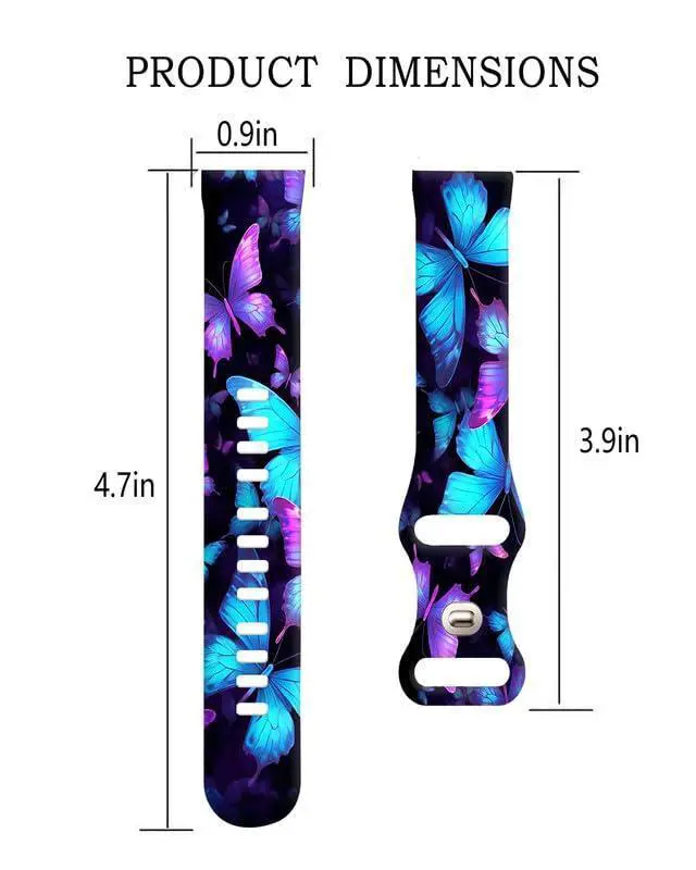 Alt view image 3 of 6 - Sport Bands Compatible with Charge 6 /Charge 5 for Women Men,Soft Waterproof Replacement Straps Wristbands for Charge Advanced Fitness Tracker
