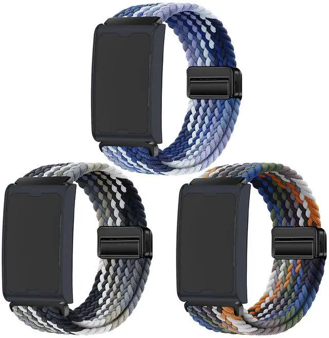 Main image of Nylon Sport Band Compatible with Amazfit Helio, Breathable, Adjustable Replacement Band For Man Woman