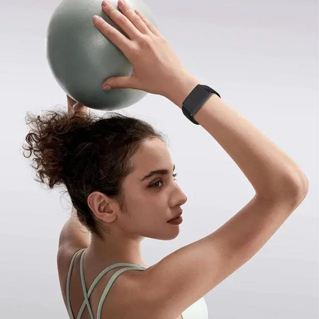 Alt view image 2 of 6 - Nylon Sport Band Compatible with Amazfit Helio, Breathable, Adjustable Replacement Band For Man Woman