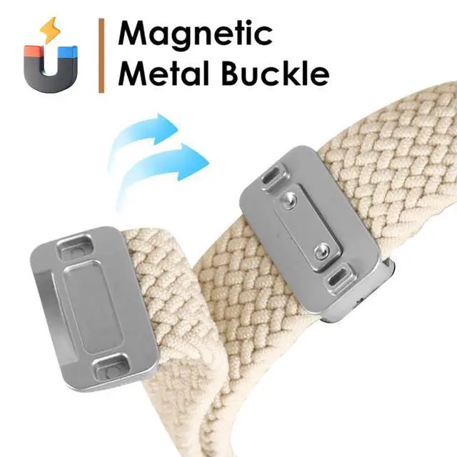 Alt view image 5 of 6 - Nylon Sport Band Compatible with Amazfit Helio, Breathable, Adjustable Replacement Band For Man Woman