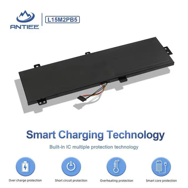 Alt view image 4 of 5 - L15M2PB5 L15L2PB5 Laptop Battery Replacement for Lenovo IdeaPad 510-15ISK | 510-15IKB 310-15IKB 310-15ISK 310-15ABR 310-15IAP L15M2PB3 L15L2PB4 L15S2TB0 L15C2PB3 L15C2PB5 L15C2PB7 39Wh 5055mAh