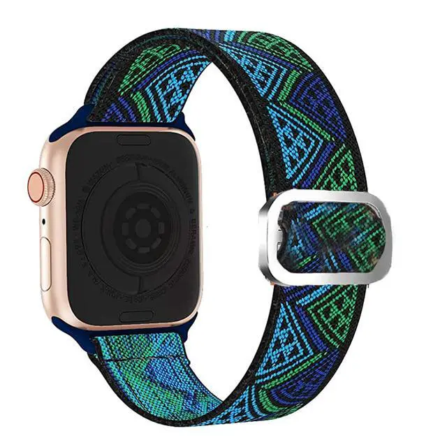 Alt view image 5 of 5 - Compatible with Garmin Bounce 2 Band, Stretch Elastics Nylon Adjustable Replacement Strap Accessories Compatible with Garmin Bounce 2, 1 Smart Watch