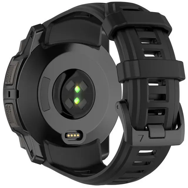 Alt view image 4 of 7 - Compatible with Garmin Instinct 3 Replacement Band - Repalcement Silicone Wrist Watch Strap Band Compatible with Garmin Instinct 3